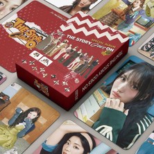 Kpop Dünyası Twıce '' Ten : The Story Goes On '' Çift Yön Baskılı Lomo Card Seti (55 Pcs)