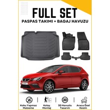 Ko Kaliteoto Seat Leon 2013 Model Birebir Uyumlu Bagaj Havuzu+Paspas Seti Proxy