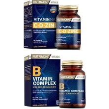 Nutraxin Vitamin Max C-D-Zinc 60 Tablet X2 Adet