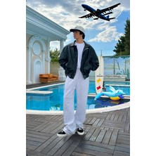 Bol Paça Kışlık Iki Iplik Oversize Eşofman Altı