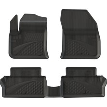 Citroen E-C3 Hb 2024 ve Sonrası Uyumlu Sahler 4.5d Premium Havuzlu Oto Paspas - Elektrikli C3