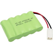AyrStore Efcell EF-202105 6 Volt 700MAH 5'li Oyuncak Araç Pili Soketli 71X50X15MM