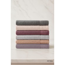 Elif Mira 6 Lı El Yüz Havlusu Seti %100 Pamuklu 50X90 cm Pure Cotton