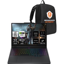 Lenovo Legion 5 Intel Core I7 13650HX 40GB 1tb SSD RTX5060/8GB 115W 15.3" Fhd+ 165Hz Fdos Taşınabilir Bilgisayar & Per4 Çanta 83LY00B7TRP323