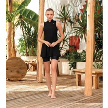 Adasea Taytlı Düz Renk Mayo