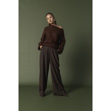 Nisan Triko Kancalı Palazzo Pantolon