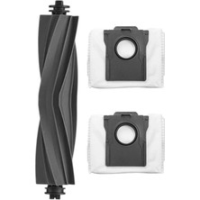 Ropalde Dreame L10S Pro Ultra Head (RLL82CE) Robot Süpürge Uyumlu 1 Adet Ana Fırça-2 Adet Toz Torbası Yedek