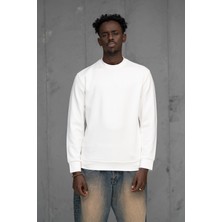 FBI Fbı Slimfit Modal Kumaş Baharlık Sıfır Yaka Likralı Sweatshirt