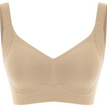 HNX Lazer Kesim Geniş Askılı Toparlayıcı Çıkarılabilir Kaplı Balensiz Kadın Sütyen