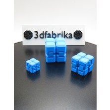 Açık Mavi Normal – Midi – Mini Sonsuz Küp 3’lü Paket Seti