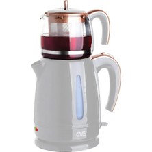 Yüksek Performanslı Elektrikli Çay Makinesi, Şık Beyaz Tasarım