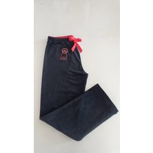 Mixdore Kadın Kadife  Boru Paça Rahat Kesim Pijama Alt