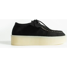 Bufu Clark Süet  Kaymaz Taban Bağcıklı Kadın Ayakkabı