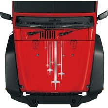 Sticker Dizayn Star Wars X-Wing Araba Kaput Şerit Sticker - Araba Oto Cam Sticker - 00310