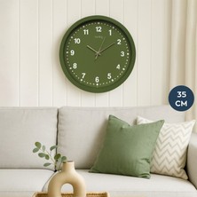 Homing Retro Yeşil Duvar Saati 35 cm 242130