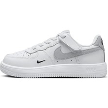 Nike Force 1 Low Easyon Unisex Çocuk Deri Spor Ayakkabı -  Lastik Bagcıklı - HM9652-100