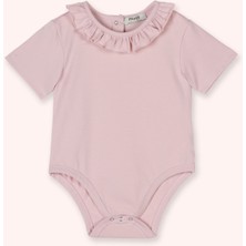 Panço Kız Bebek Kısa Kollu Pembe Body