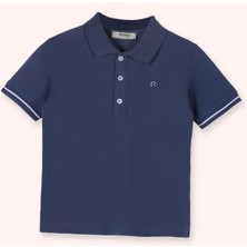 Panço Erkek Bebek Lacivert Polo Yaka Tişört