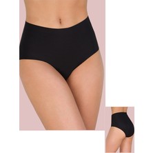 Form Angel Yüksek Bel Lazer Kesim Bato Silikonlu Kaydırmaz Slip Lazer Külot Korse