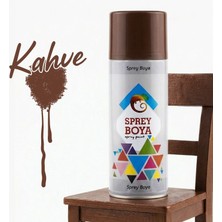Badem10 Kahverengi Sprey Boya 400 ml Metal Ahşap Beton Yüzeylere Uygun Hobi Dekoratif Amaçlı Sprey Boya