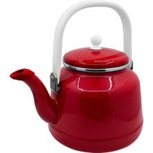 Orcamp Retro Emaye Kamp Çaydanlığı Kırmızı OUT-1551