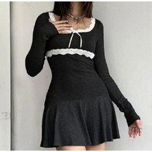 İsra Ayyıldız Moonstar Collection Dantel Yakalı Önü Kurdeleli Victorian Pinterest Elbise