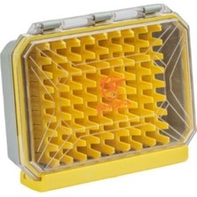 Shufa Sarı Vibrasyon Kutusu 20 x 15 x 4 cm Dayanıklı Plastik Malzeme ile İdeal Avcılar İçin