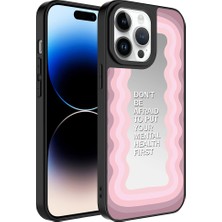 Zore Apple iPhone 14 Pro Kılıf Aynalı Desenli Kamera Korumalı Parlak Msra Mirror Kapak-Ayna