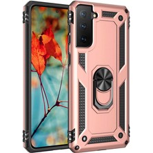 Zore Galaxy S21 Kılıf Msra Vega Kapak-Rose Gold