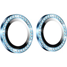 Zore iPhone 11 Uyumlu Msra Cl-06 Kamera Lens Koruyucu-Mavi