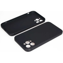Zore iPhone 12 Pro Uyumlu Msra Imax Silikon-Siyah