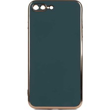 Zore iPhone 7 Plus Kılıf Msra Bark Kapak-Petrol Yeşil