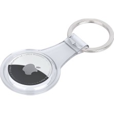 Zore ​msra Airtag 07 Uyumlu Silikon Anahtarlık-Renksiz