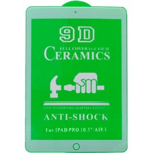 Zore iPad Pro 10.5 (7.nesil) Uyumlu Msra Tablet Seramik Ekran Koruyucu-Beyaz