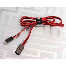 Zore Kırmızı Mest Lightning USB Kablo 1m