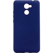 Zore Huawei Y7 Prime Kılıf Msra Premier Silikon Kapak-Lacivert