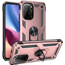 Zore Xiaomi Redmi K40 Kılıf Msra Vega Kapak-Rose Gold
