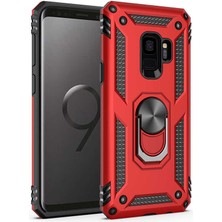 Zore Galaxy S9 Kılıf Msra Vega Kapak-Kırmızı