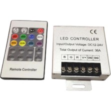 Powerr Led Aydınlatma 36A Rgb Şerit LED Rf Kontrol 12-24V