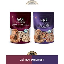 Reflex Semi-Moist Kuzu Pirinç Large & Sport Mix Köpek Ödül Maması Seti 2x150 gr - Ödül Atıştırmalığı