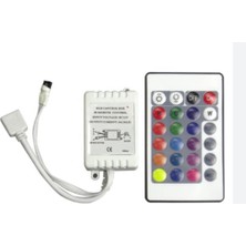 Powerr Led Aydınlatma 24 Tuşlu Rgb Şerit LED Ir Kontrol 6A 12V