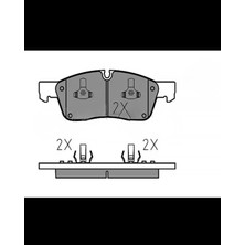 Meyle Mercedes Fren Balatası W166 X166 C292 Ön 250>350