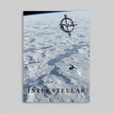 Orendart Interstellar Yıldızlararası Movie Film Çerçeveli - Çerçevesiz Poster Tablo Dekorasyon Tablo