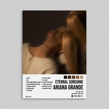 Orendart Ariana Grande - Eternal Sunshine Albüm Spotify Çerçeveli - Çerçevesiz Poster Tablo
