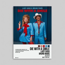 Orendart Lady Gaga Bruno Mars - Die With A Smile Spotify Çerçeveli - Çerçevesiz Poster Tablo