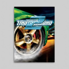 Orendart Need For Speed Underground 2 Game Çerçeveli - Çerçevesiz Oyun Poster Tablo