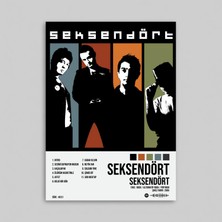 Orendart Seksendört - Seksendört Albüm Spotify Çerçeveli - Çerçevesiz Poster Tablo
