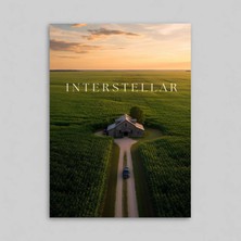 Orendart Interstellar Yıldızlararası Movie Film Çerçeveli - Çerçevesiz Poster Tablo Dekorasyon Tablo