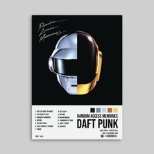 Orendart Daft Punk - Random Access Memories Albüm Spotify Çerçeveli - Çerçevesiz Poster Tablo