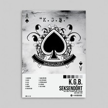 Orendart Seksendört - K.g.b Albüm Spotify Çerçeveli - Çerçevesiz Poster Tablo